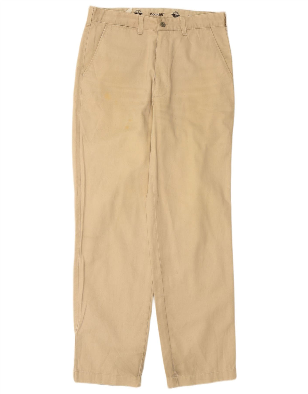 DOCKERS Mens Straight Chino Trousers W30 L31 Beige
