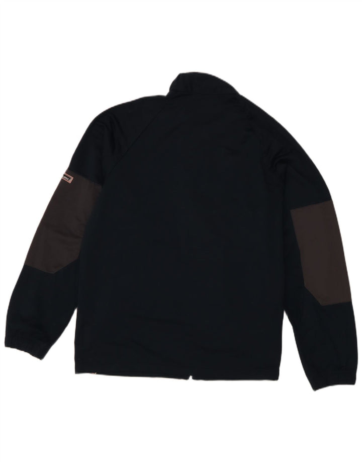 Brugi Mens Tracksuit Top Jacket Medium Navy Blue Colourblock Polyester