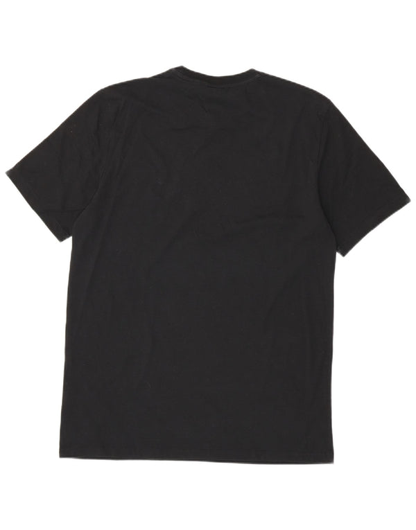 Nike Mens Dri Fit T-Shirt Top Large Black Cotton