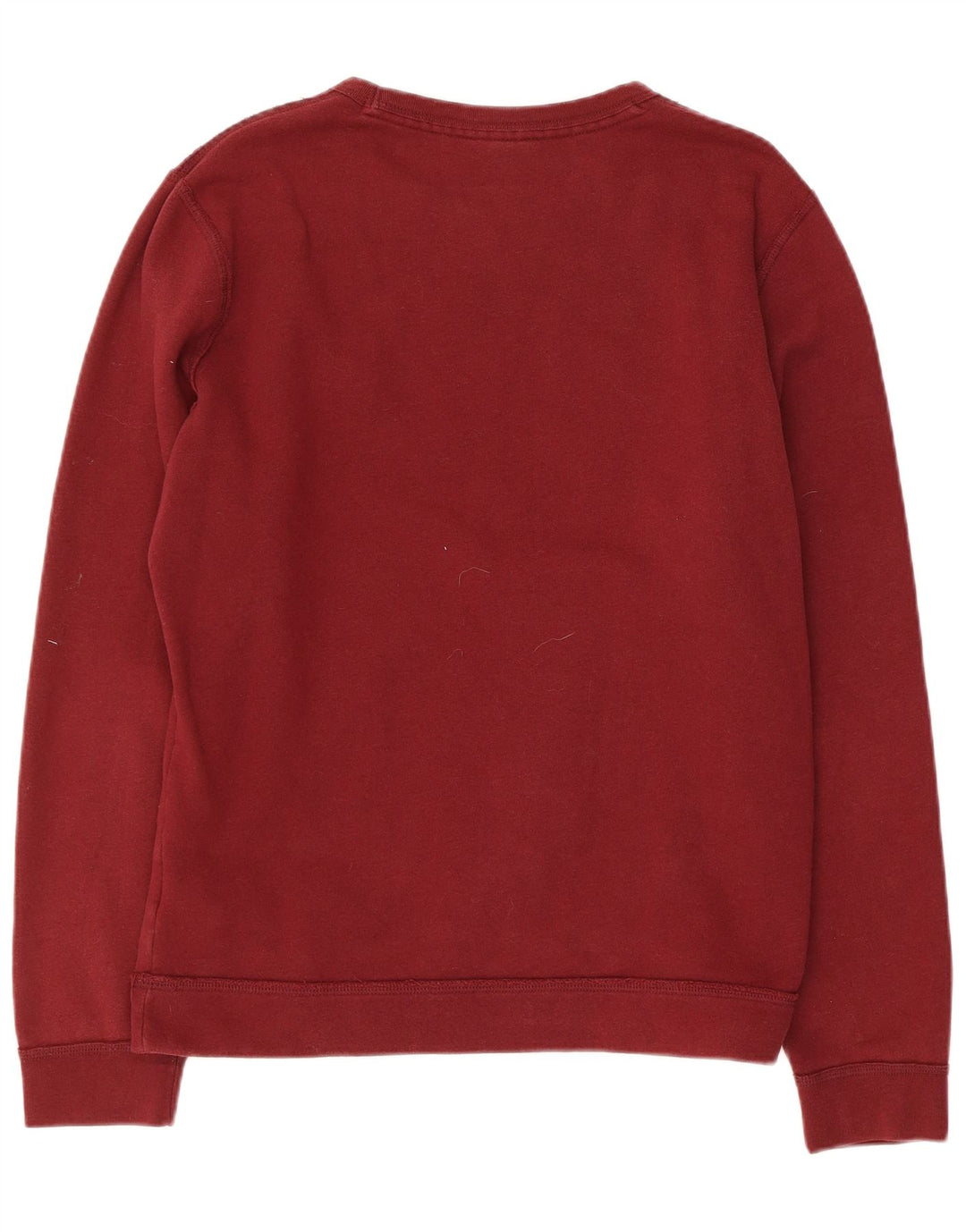 HOLLISTER Mens Graphic Sweatshirt Jumper Medium Maroon Cotton