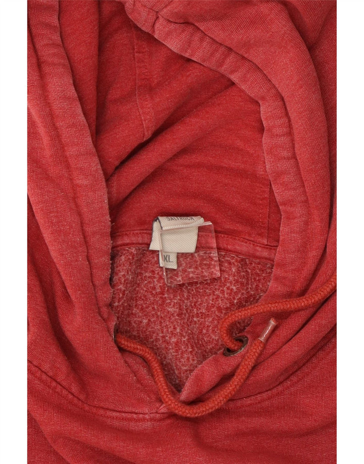 SALTROCK Mens Graphic Hoodie Jumper XL Red Cotton