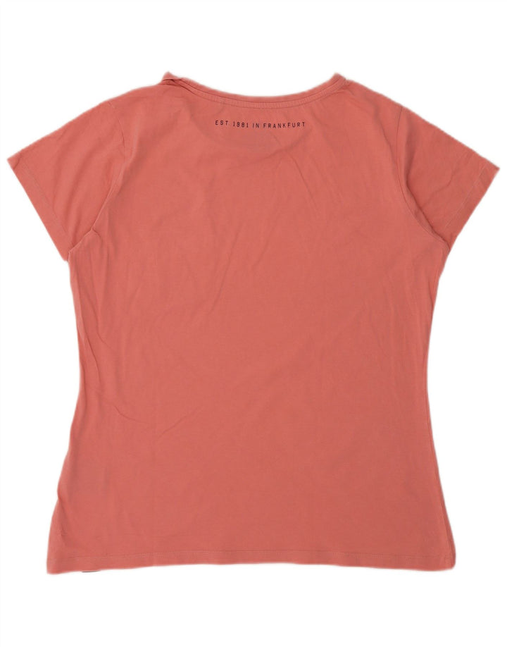 JACK WOLFSKIN Womens T-Shirt Top UK 18 XL Pink Cotton