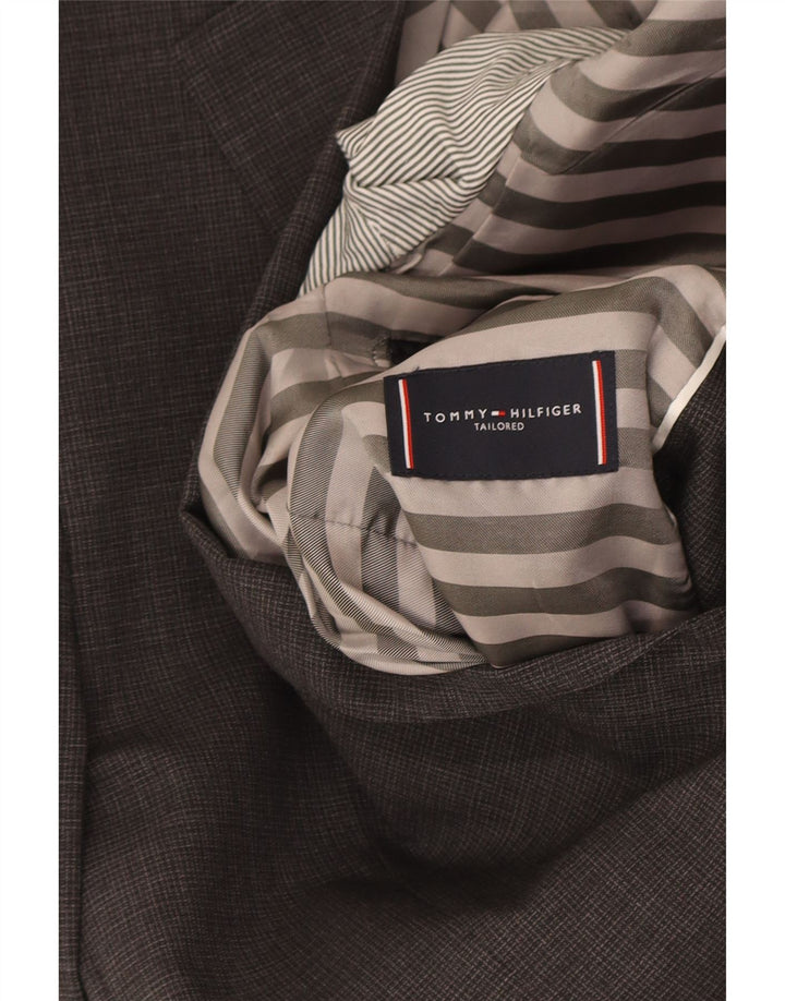 Tommy Hilfiger Mens 2 Button Blazer Jacket IT 48 Medium Grey Wool
