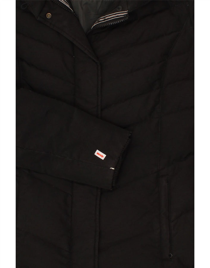 WOOLRICH Womens Padded Coat UK 6 XS Black Cotton Vintage Woolrich and Second-Hand Woolrich from Messina Hembry 