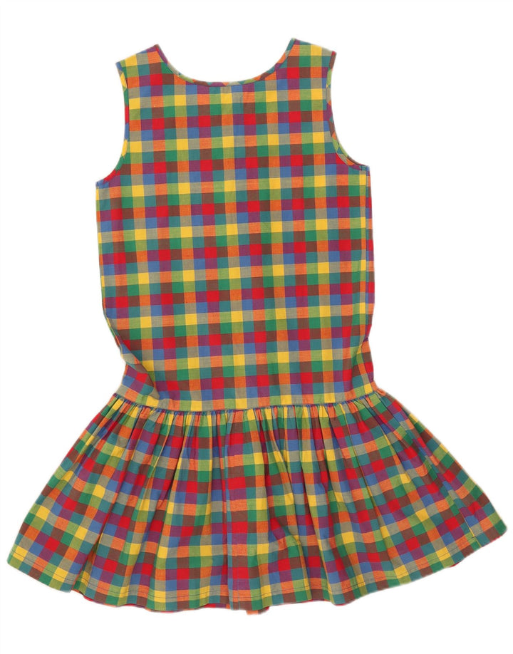 Cacharel Womens Sleeveless A-Line Dress US 12 Large Multicoloured Gingham