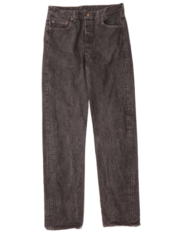 LEVI'S Mens Straight Jeans W36 L36 Grey Cotton