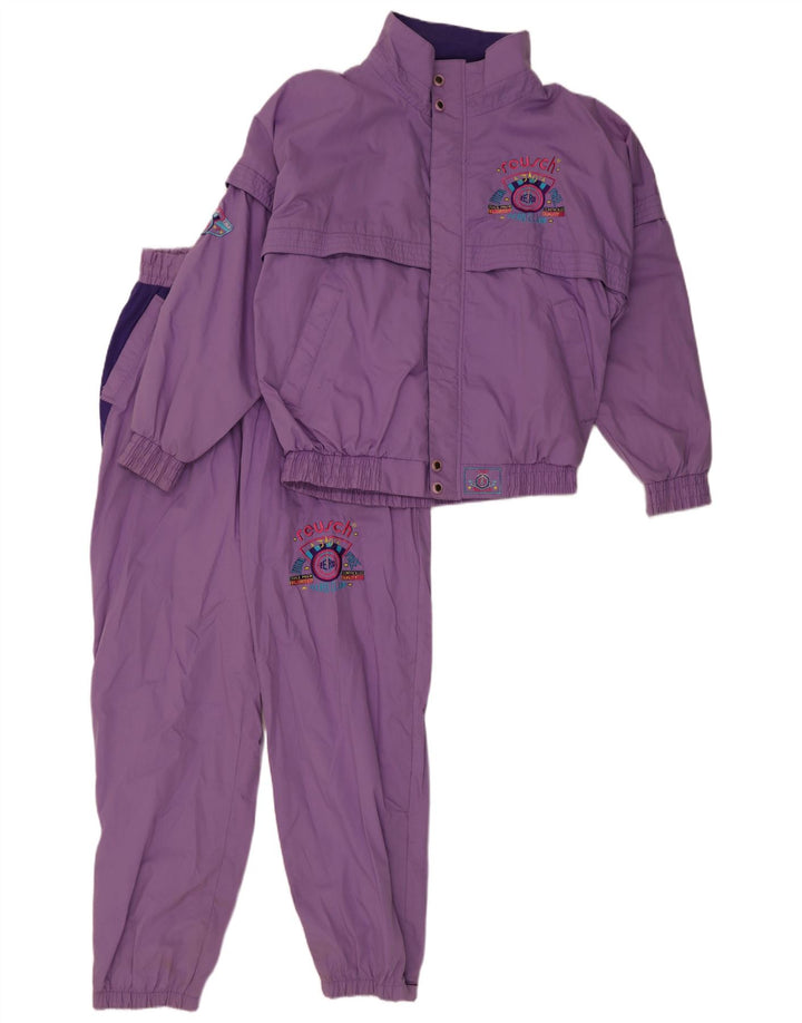 Reusch Mens Graphic Full Tracksuit XL  Purple Polyester