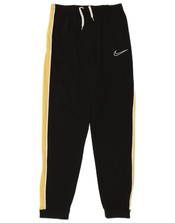 NIKE Boys Dri Fit Tracksuit Trousers Joggers 13-14 Years XL Black