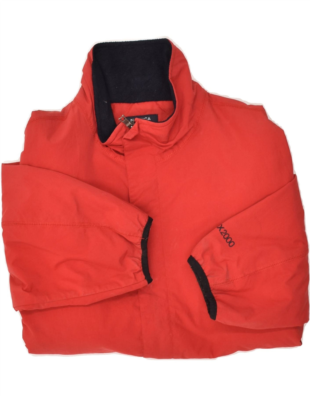 NAUTICA Mens Bomber Jacket UK 40 Large Red Nylon Vintage Nautica and Second-Hand Nautica from Messina Hembry 