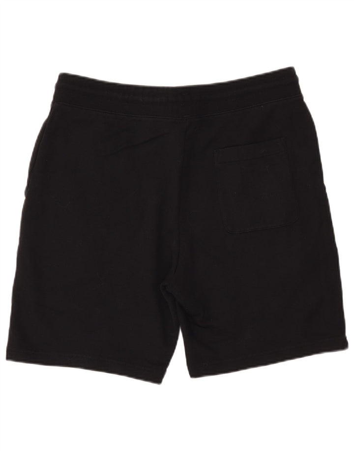 MARKS & SPENCER Mens Regular Fit Sport Shorts Medium Black Cotton