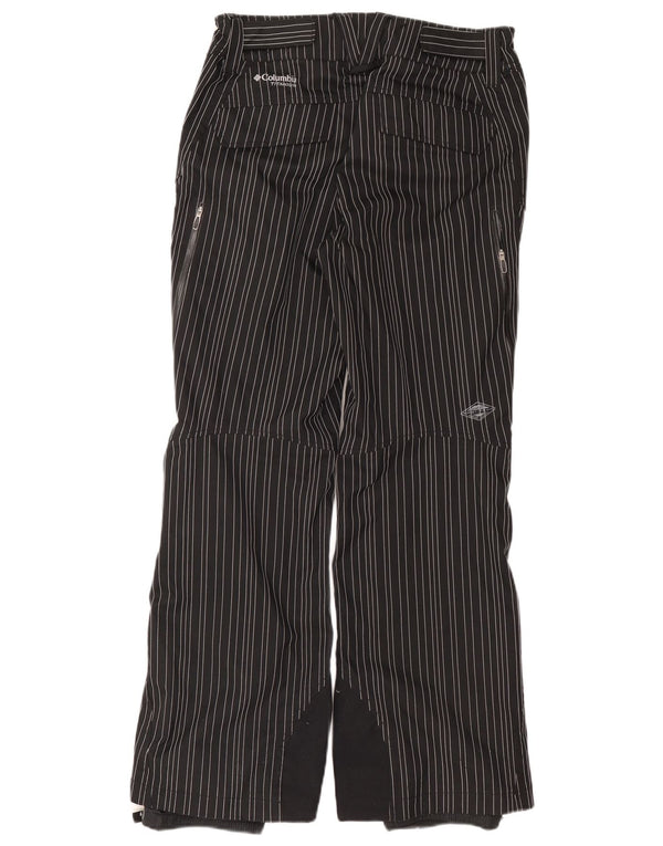Columbia Womens Omni-Tech Windbreaker Trousers UK 10 Small Black Striped
