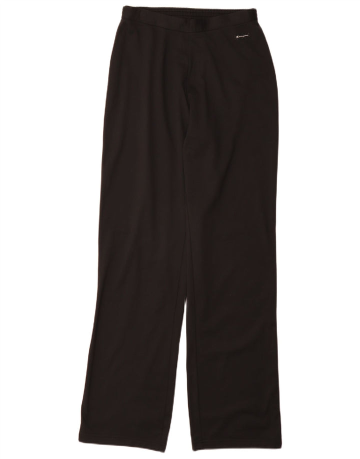 Champion Womens Tracksuit Trousers UK 14 Large Black Polyester