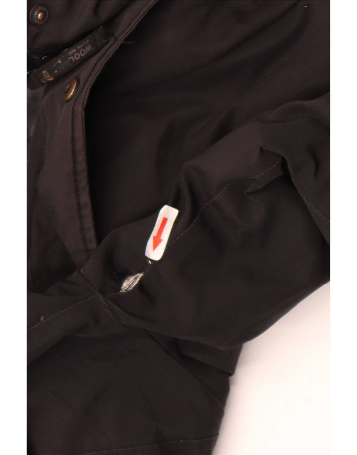 Woolrich Womens Hooded Parka Jacket UK 12 Medium Black
