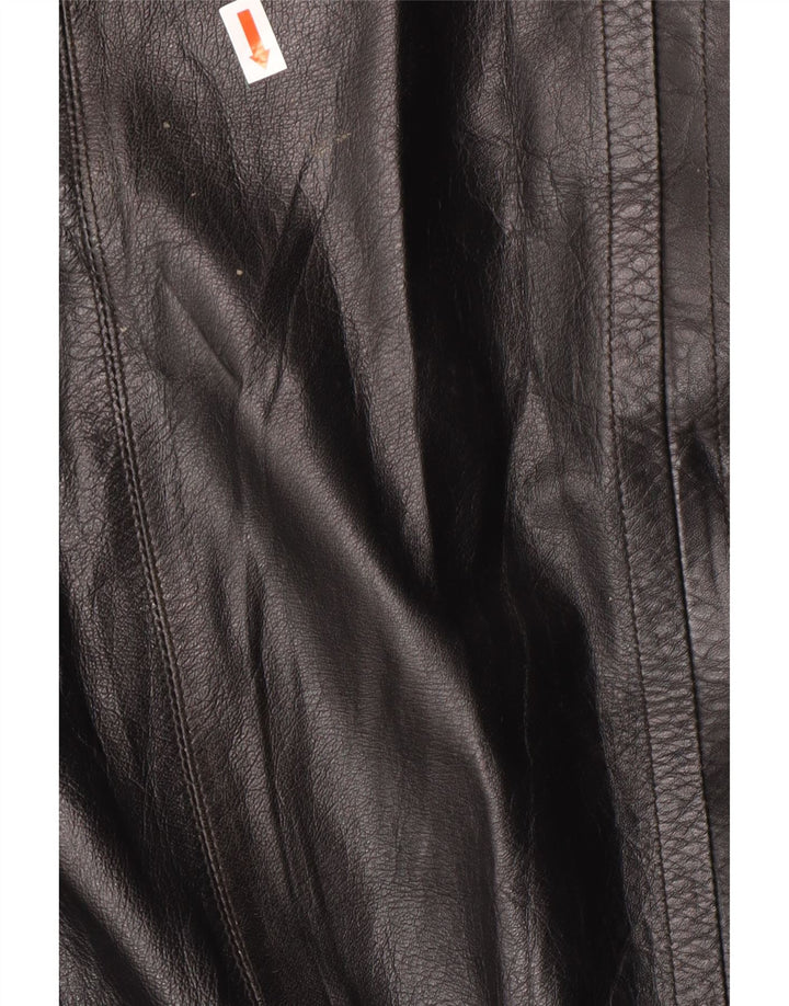 Vintage Mens Leather Jacket UK 38 Medium Black Classic