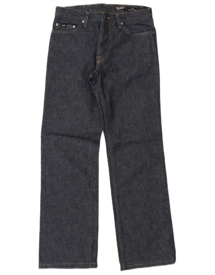 Gas Mens Straight Jeans W30 L30 Navy Blue Cotton Classic