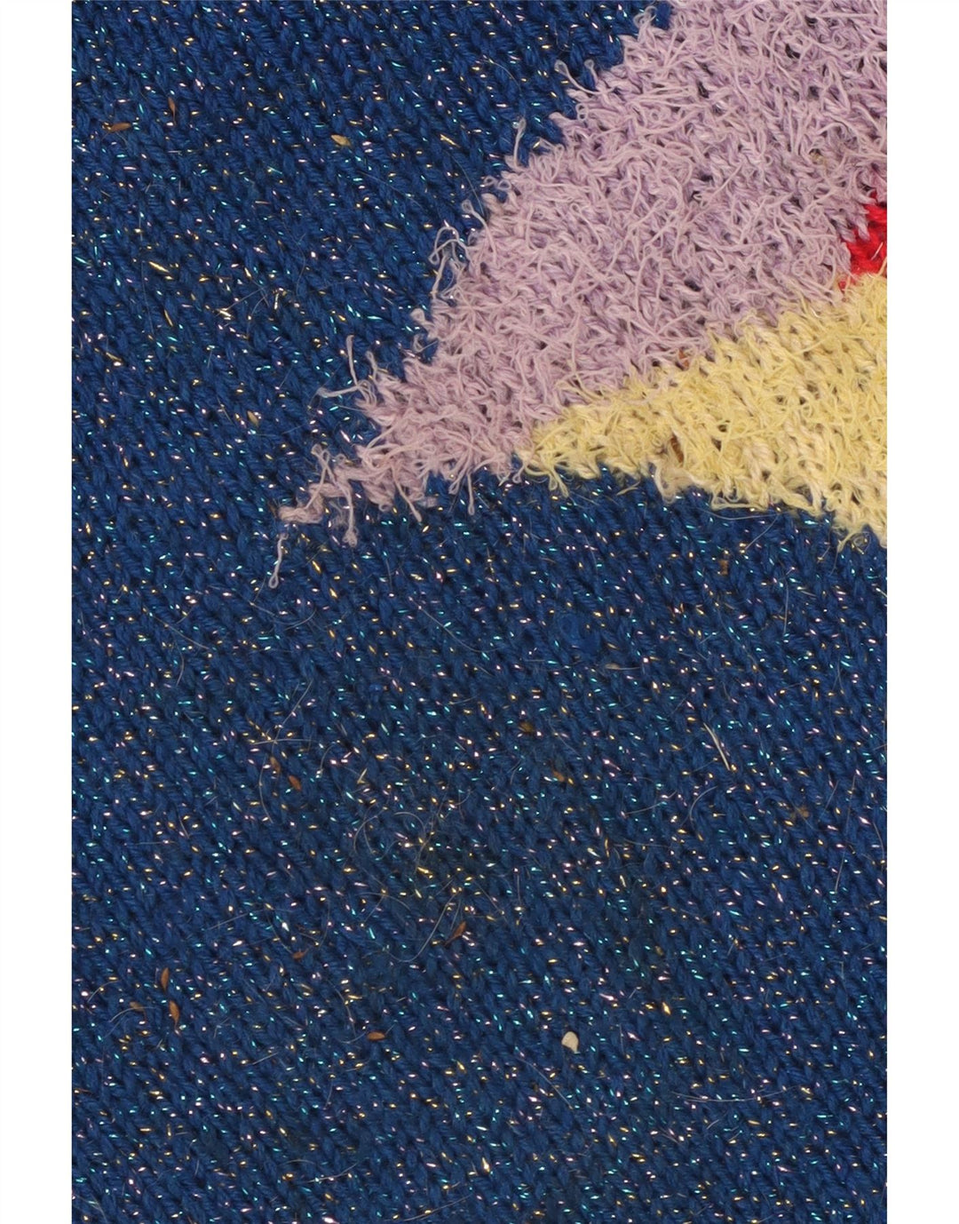 VINTAGE Womens Turtle Neck Jumper Sweater UK 14 Large Blue Colourblock