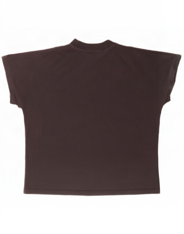 Calvin Klein Jeans Womens Oversized Graphic T-Shirt Top UK 10 Small Black