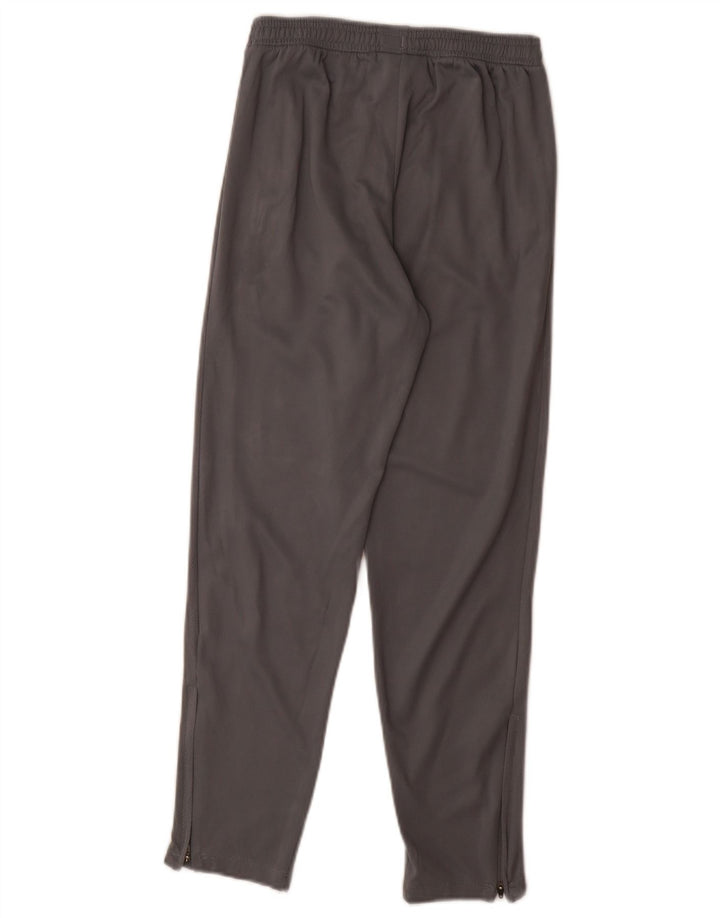 Nike Boys Dri Fit Tracksuit Trousers 12-13 Years Large Grey Polyester