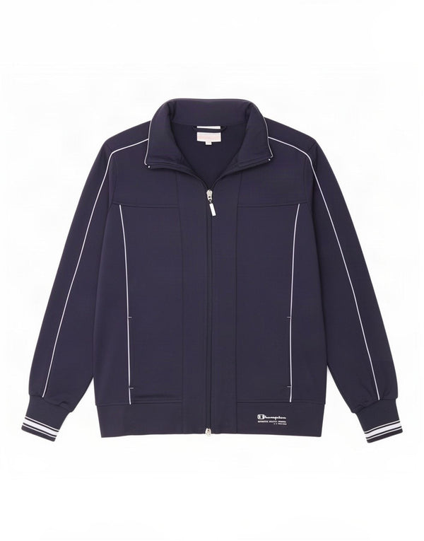 Champion Womens Easy Fit Tracksuit Top Jacket UK 10 Small Navy Blue