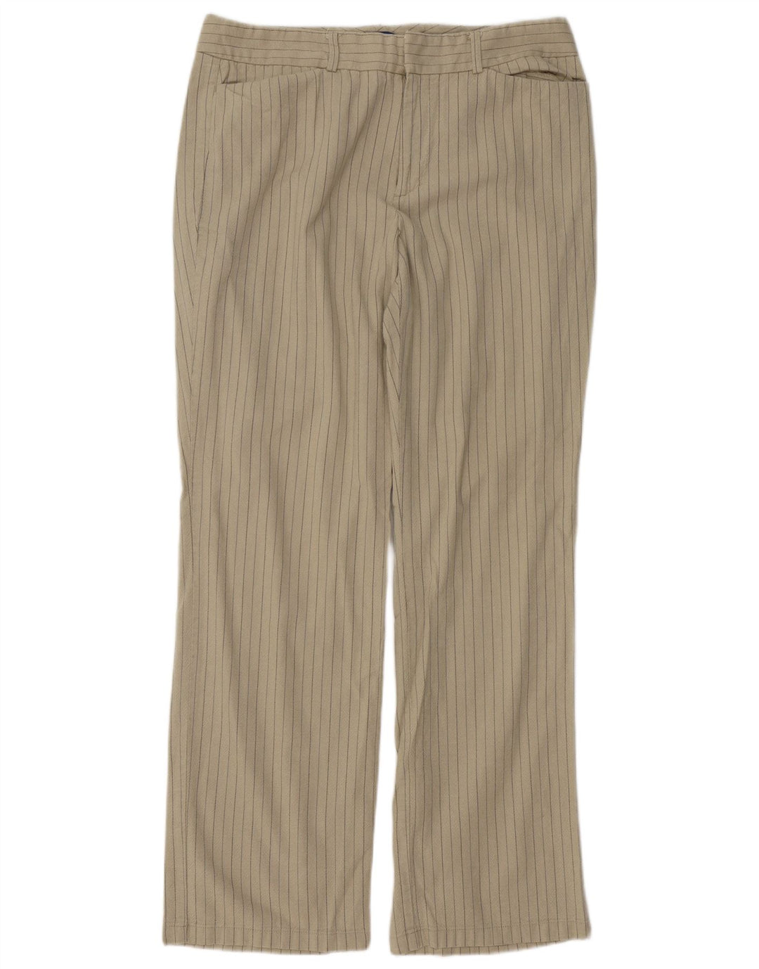 DOCKERS Womens Ideal Fit Casual Trousers US 12 Large W32 L30 Beige