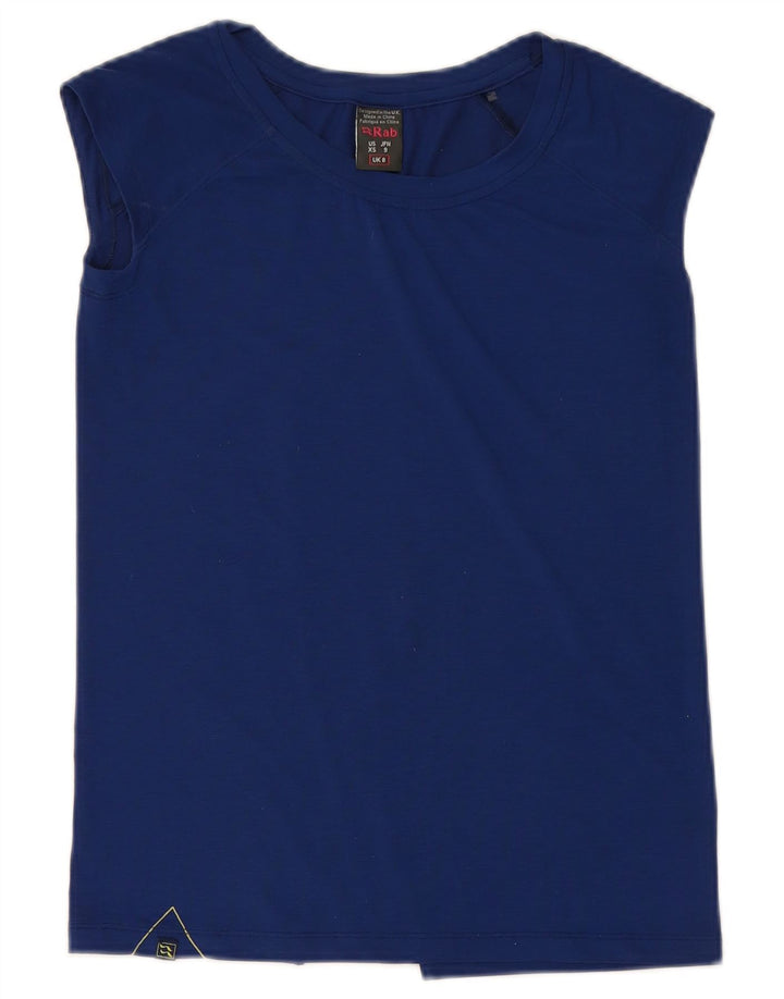RAB Womens Vest Top UK 8 Small Navy Blue