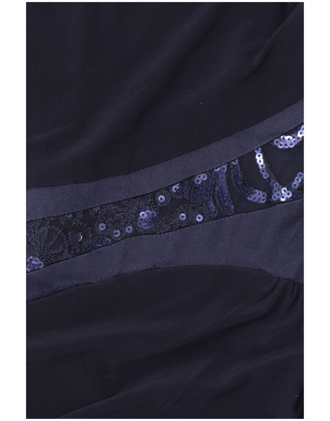 RALPH LAUREN Womens Sleeveless Sheath Dress US 4 Small Navy Blue Polyester