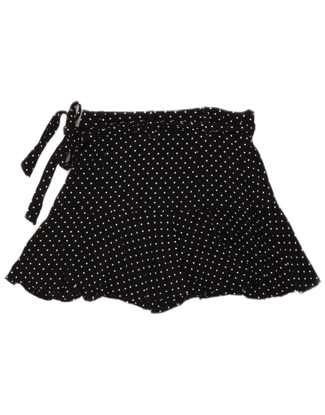 ZARA Womens Casual Shorts Small W26  Black Polka Dot