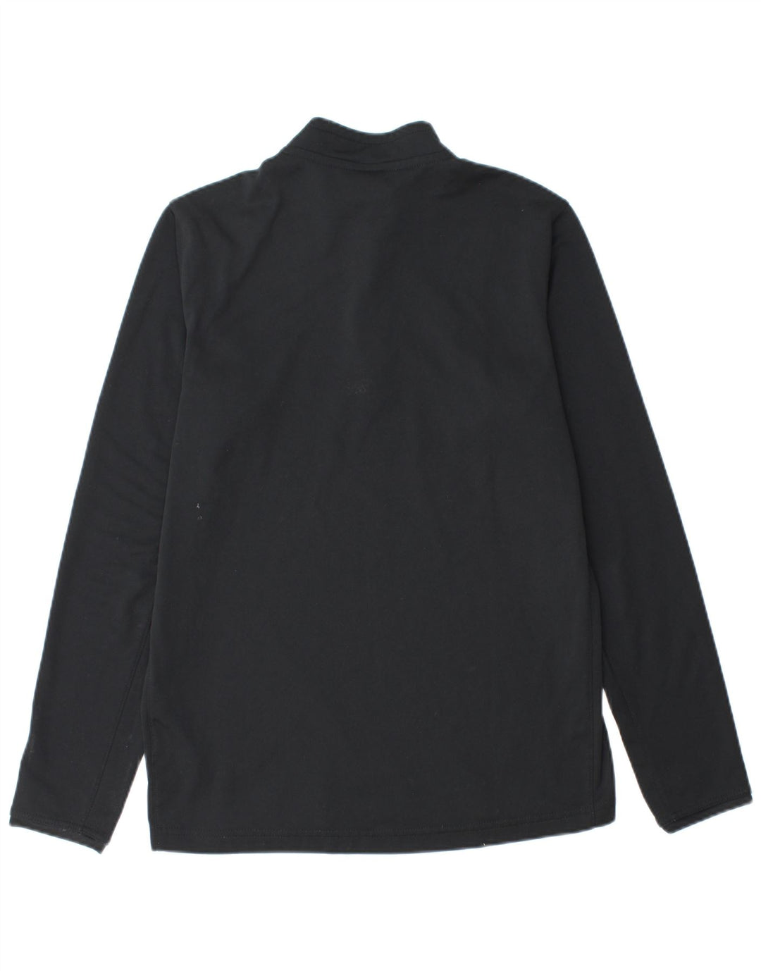 Nike Mens Dri Fit Zip Neck Pullover Tracksuit Top Medium Black Polyester