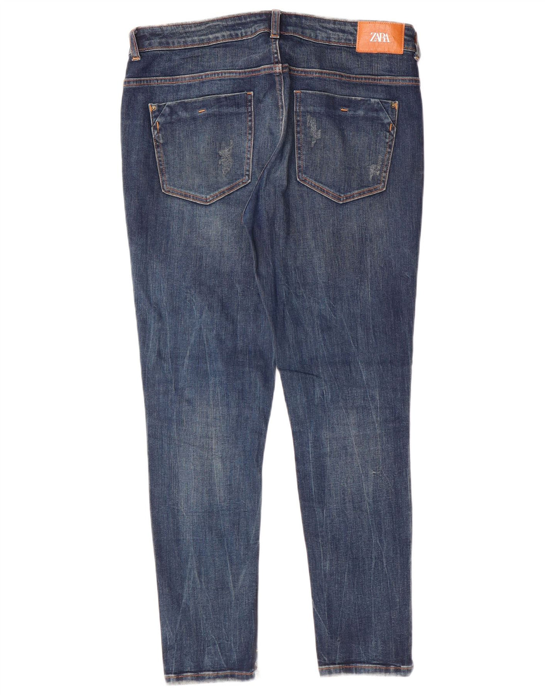 Zara Womens Slim Jeans EU 42 Large W32 L28 Blue Cotton Classic