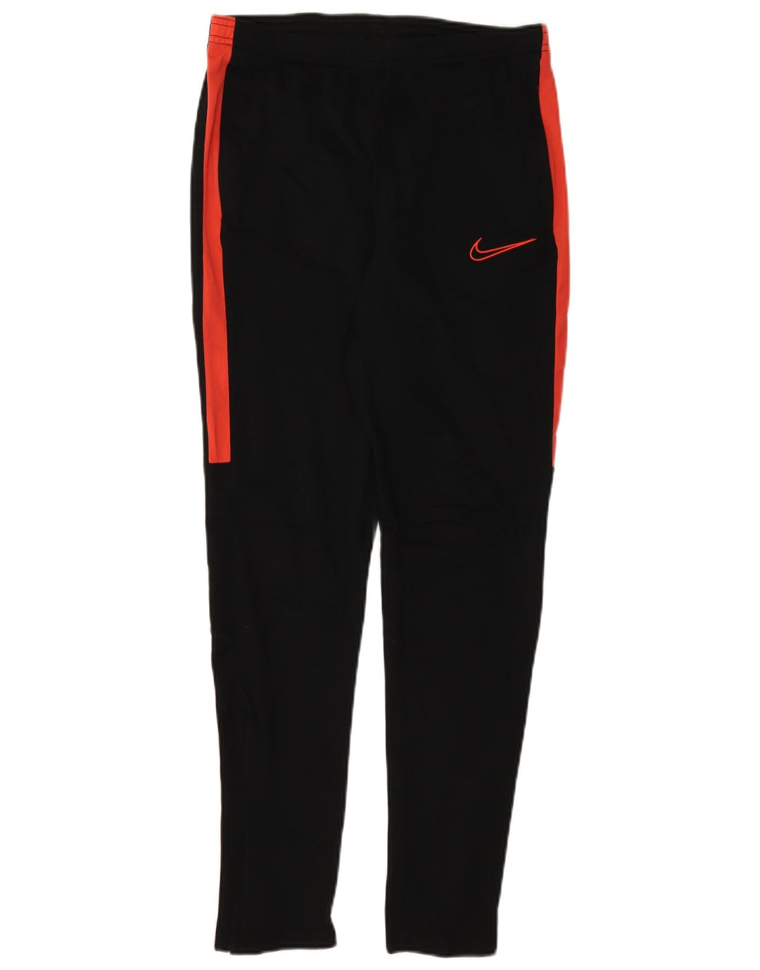 NIKE Mens Dri Fit Tracksuit Trousers Small  Black Colourblock Polyester