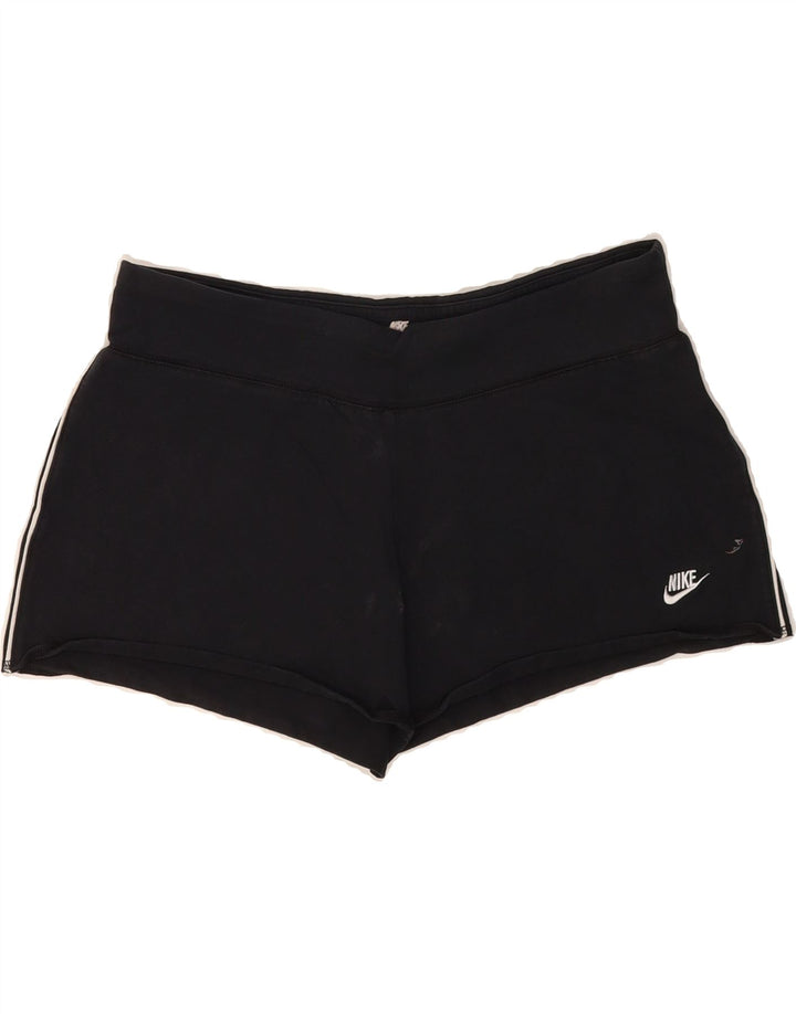 NIKE Womens Sport Shorts US 8/10 Medium  Black Polyester Vintage Nike and Second-Hand Nike from Messina Hembry 