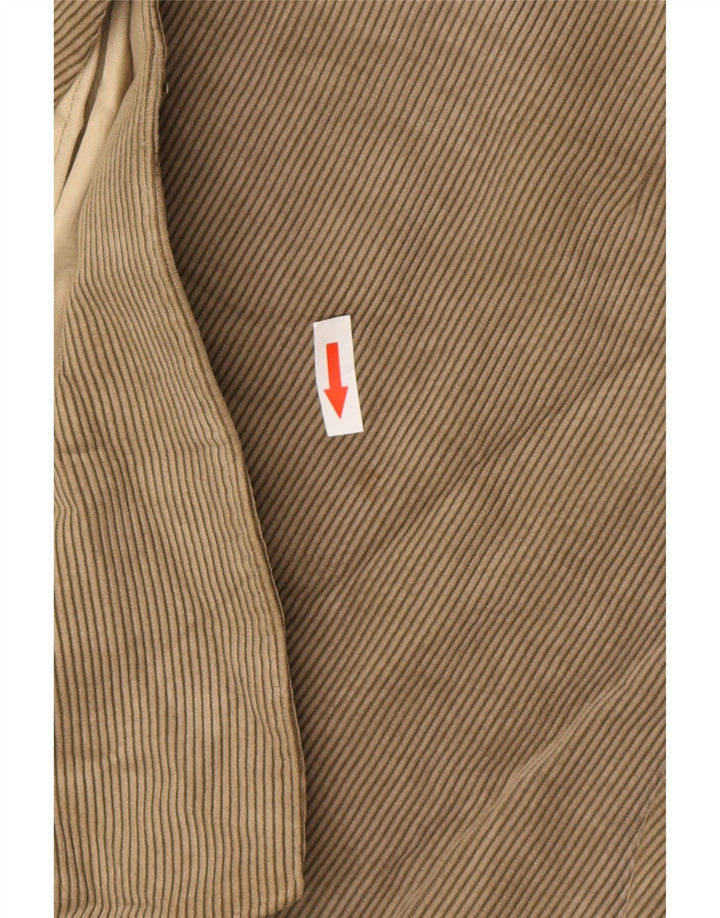 Marks & Spencer Womens 3 Button Blazer Jacket UK 42 XL Beige Classic