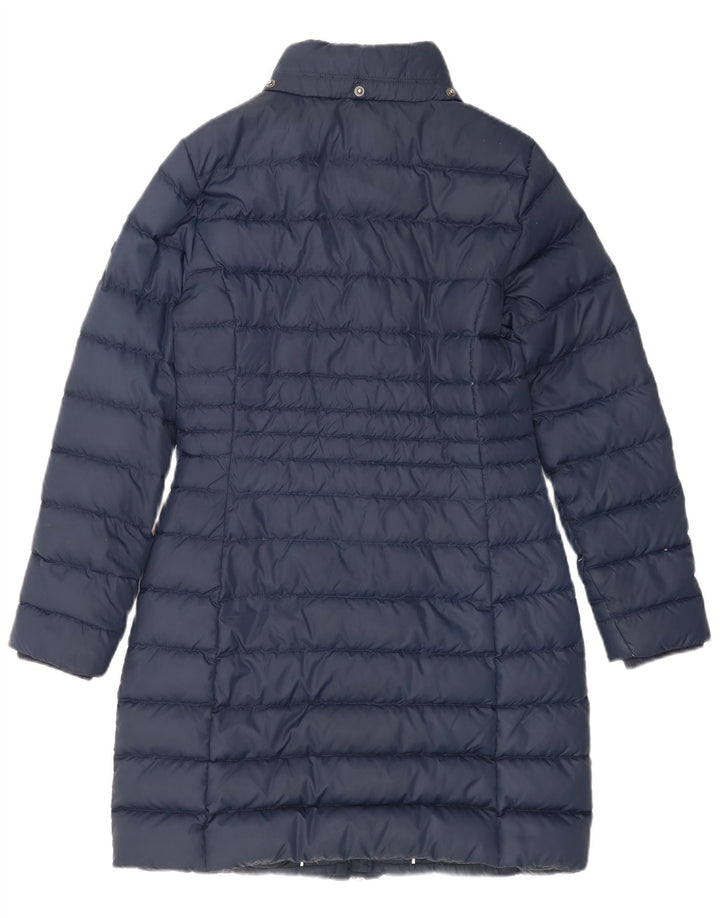 Tommy Hilfiger Womens Padded Coat UK 14 Medium Navy Blue Polyester