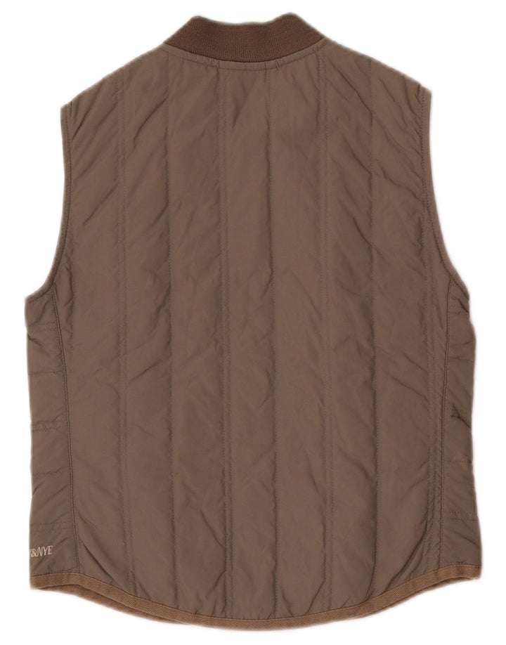 Murphy & Nye Womens Padded Gilet UK 10 Small Brown Polyamide