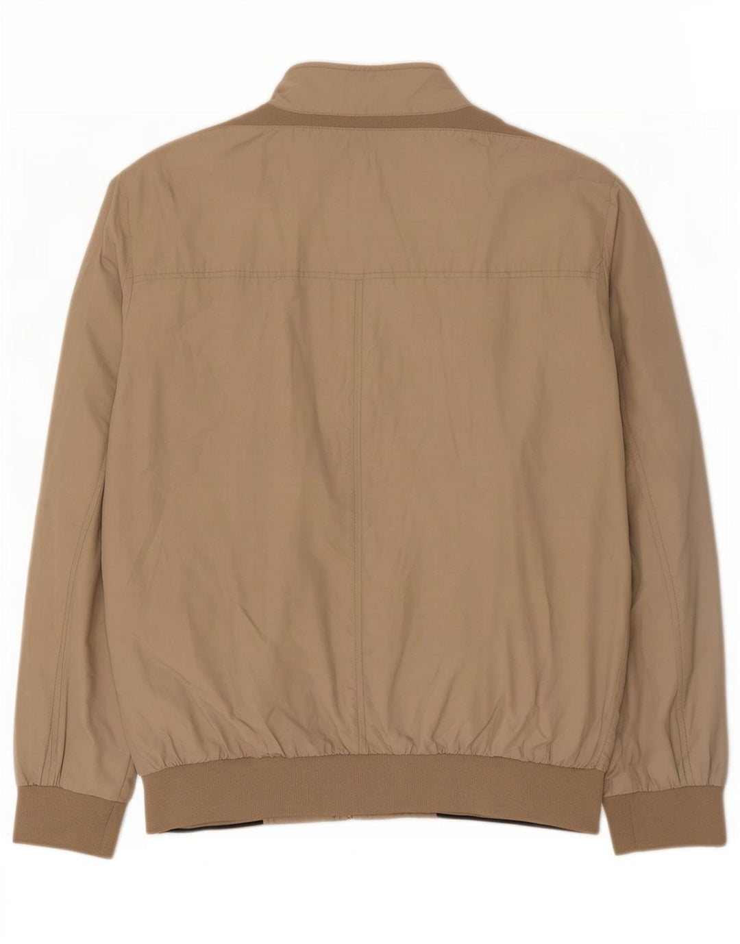 Geox Mens Logan Bomber Jacket UK 44 2XL Beige Polyamide
