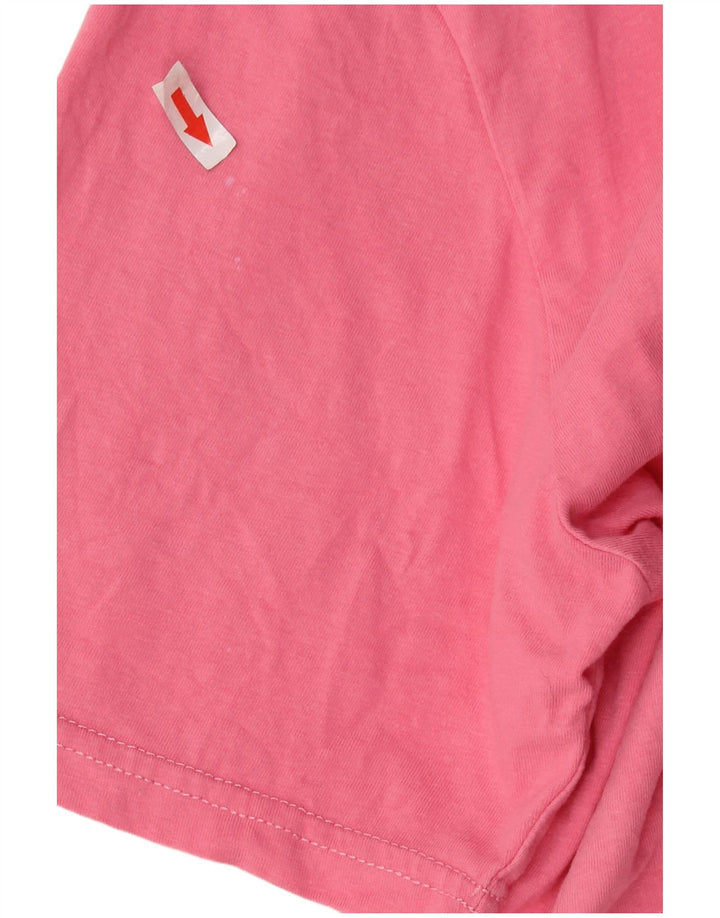 TOMMY HILFIGER Mens T-Shirt Top Small Pink Cotton