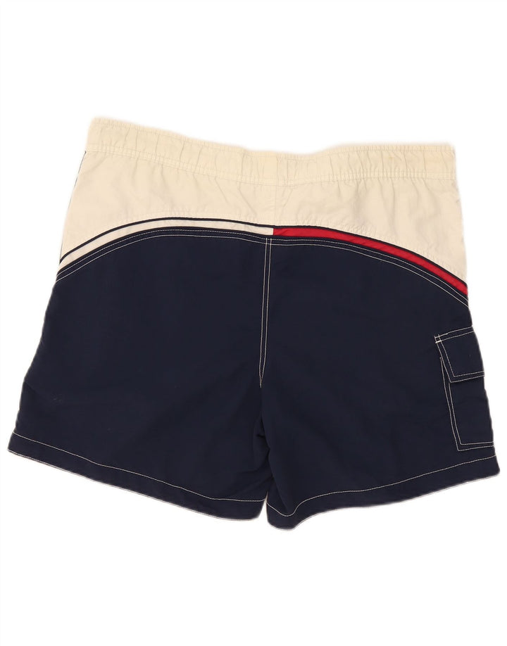 Tommy Hilfiger Mens Cargo Swimming Shorts Medium Navy Blue Colourblock