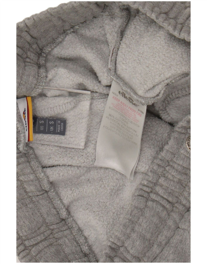 Ellesse Mens Graphic Sport Shorts Small  Grey Cotton