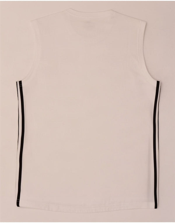 Adidas Mens Climalite Vest Top Large White Polyester