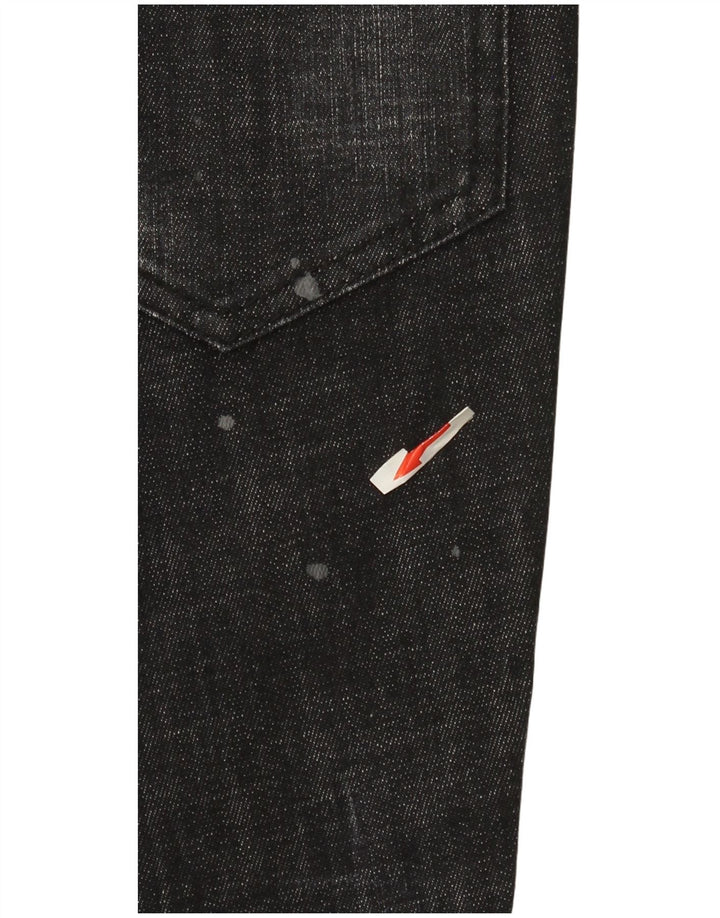 Dsquared2 Womens Straight Jeans IT 44 Medium W30 L26 Black Cotton
