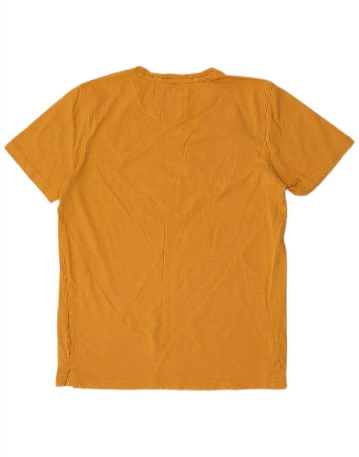 CREW CLOTHING Mens T-Shirt Top Medium Yellow Cotton