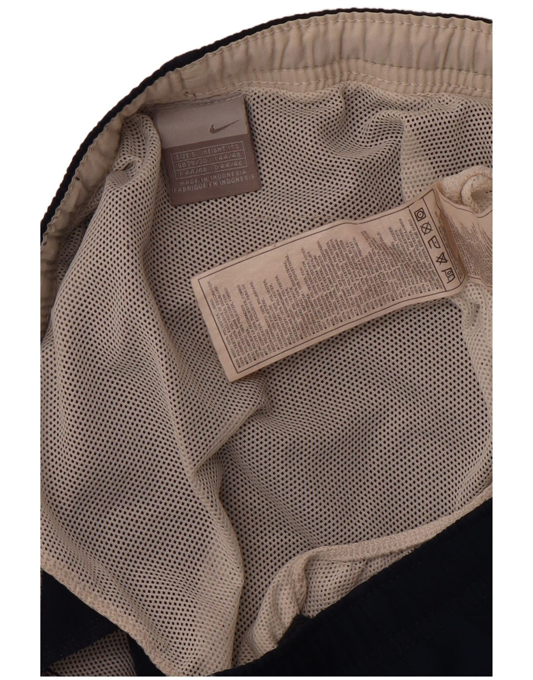 Nike Mens Swimming Shorts Small  Navy Blue Polyester