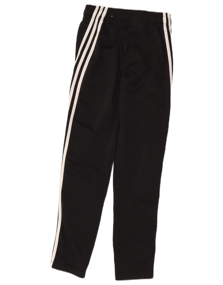 Adidas Boys Tracksuit Trousers 11-12 Years Black Polyester