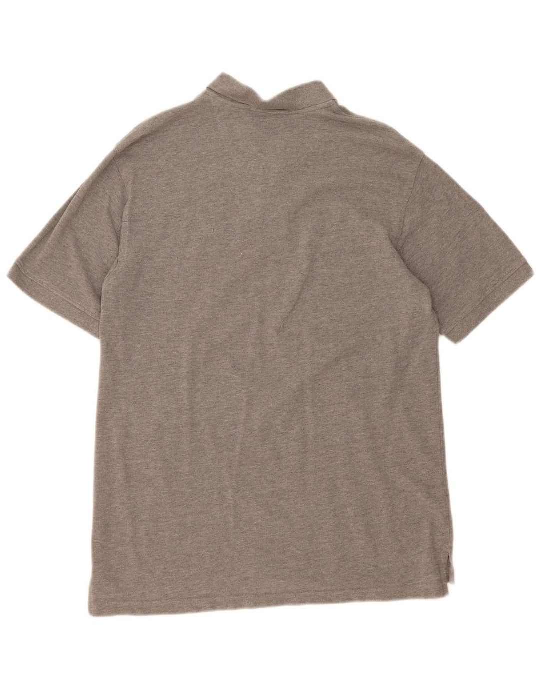 IZOD Mens Polo Shirt Large Grey Cotton
