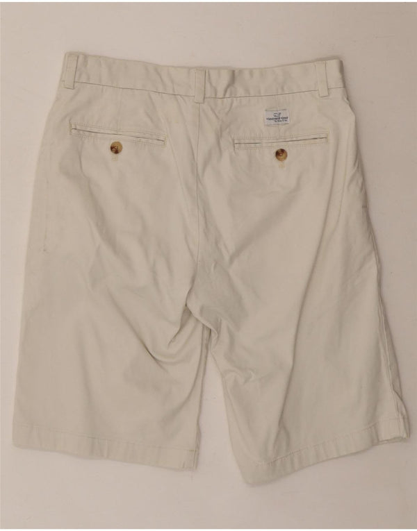 VINEYARD VINES Mens Chino Shorts W30 Medium White Cotton