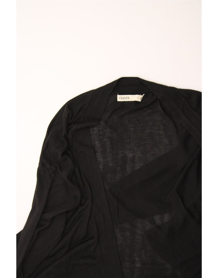 OASIS Womens Cardigan Sweater UK 10 Small Black Viscose Vintage Oasis and Second-Hand Oasis from Messina Hembry 
