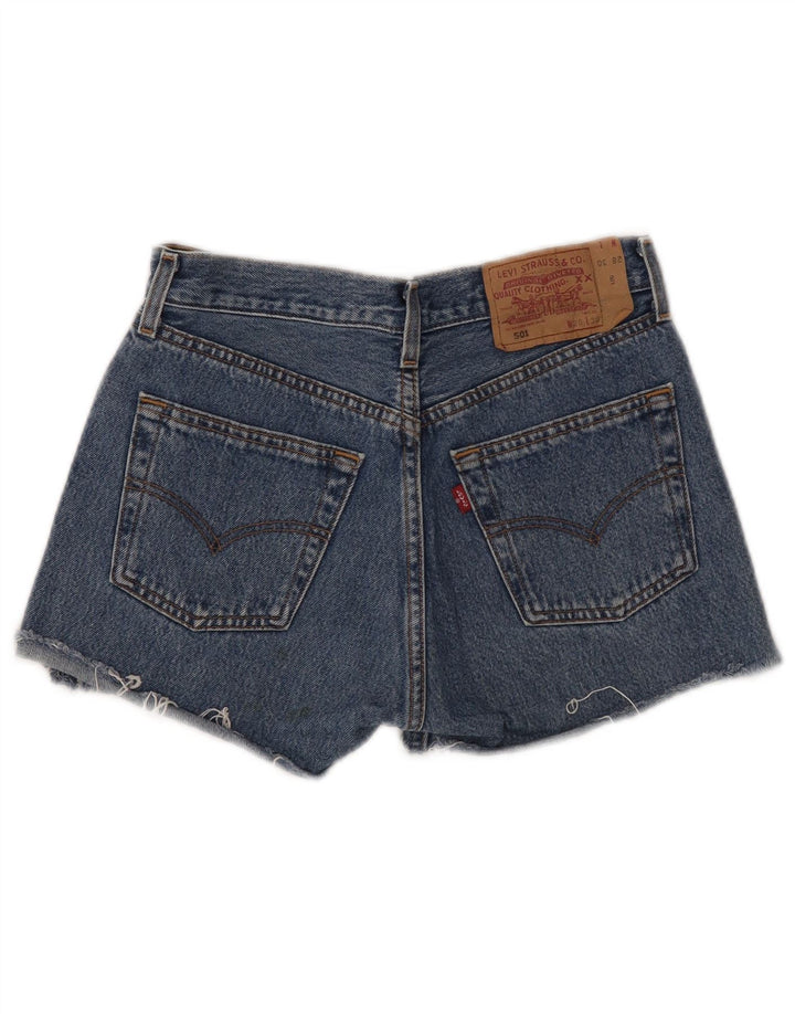 LEVI'S Womens 501 Denim Shorts W28 Medium  Blue