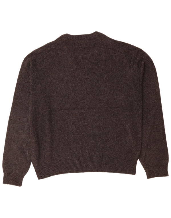 Marks & Spencer Mens Blue Harbour V-Neck Jumper Sweater Medium Grey