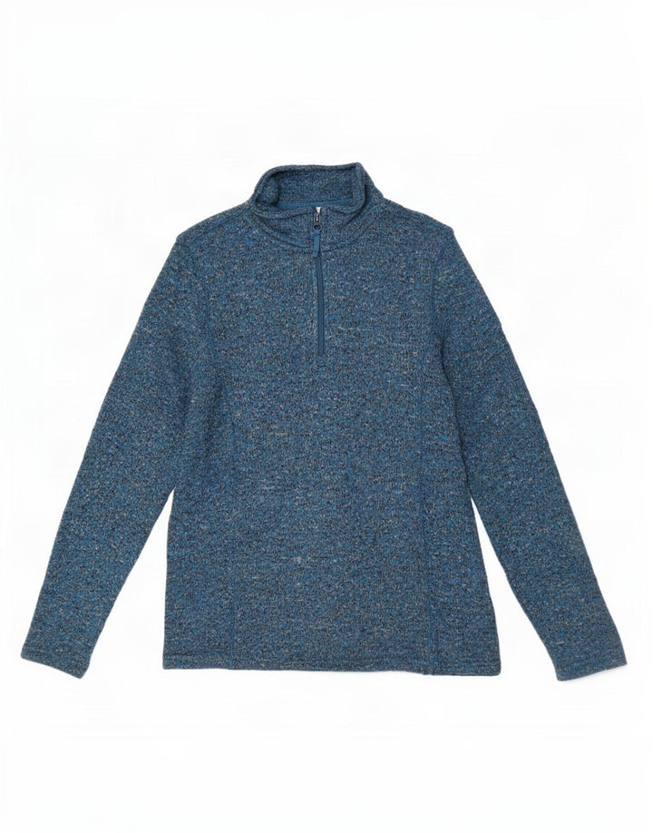 Mountain Warehouse Womens Sweatshirt Jumper UK 12 Medium Blue Flecked