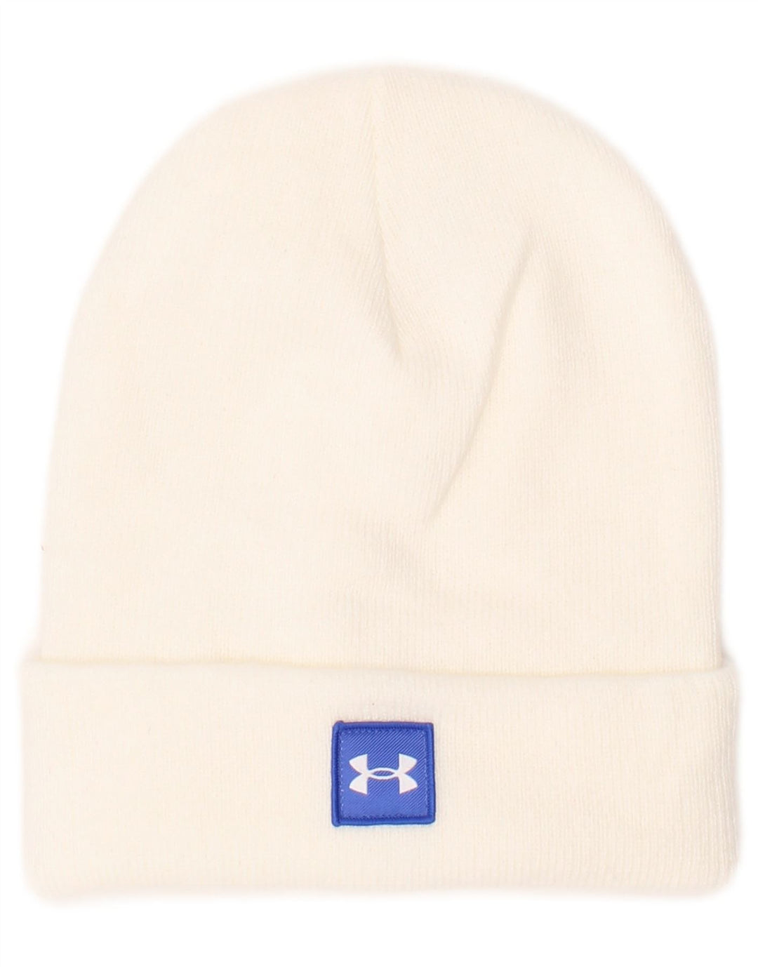 Under Armour Mens Beanie Hat One Size White Acrylic